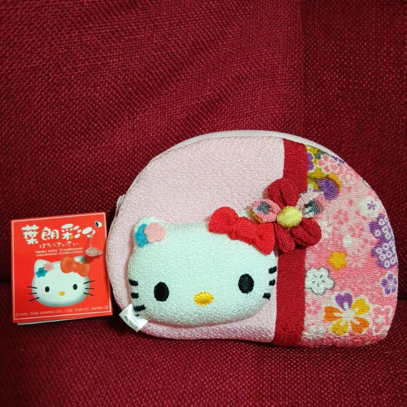 Hello Kitty日式拉鍊零錢包 小包包 錢包
