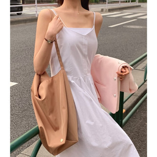 Lemon Park 韓國grace muse授權 東京漫步高腰心型領洋裝【muse premium】系列
