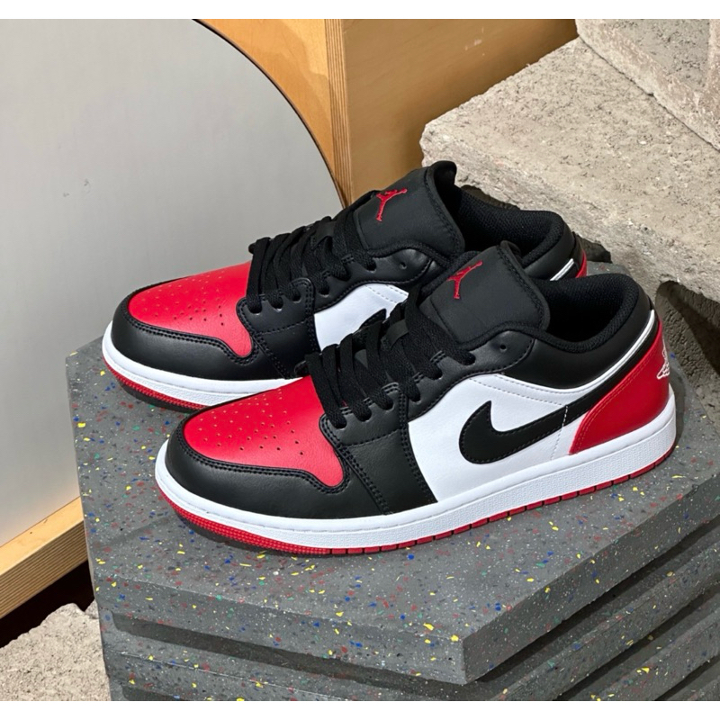 BENSON HOUSE #Jordan Air Jordan 1 Low "Bred Toe" 男款 黑红