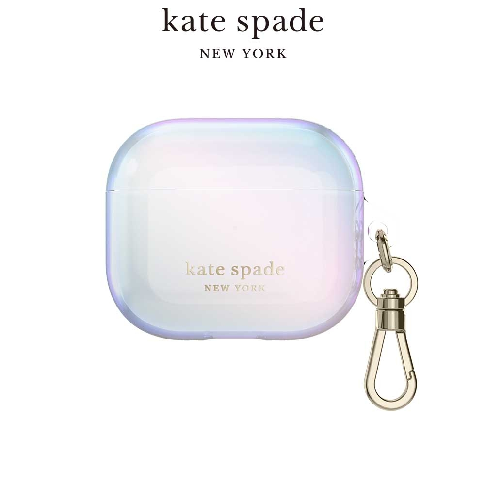 【Kate Spade】 AirPods Pro 精品手機殼 保護套 彩虹藍