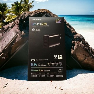 《全新現貨》 ONPRO UC-PD60W PD60W 3孔萬國急速USB充電器 (黑)
