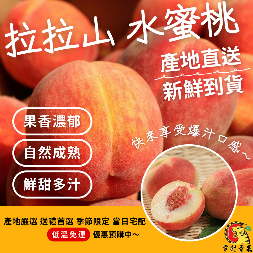 《幸村青果》滿額免運 拉拉山 台灣水蜜桃🍑 爆汁口感 奢侈享受 紅鈴 紅玉 那瑪夏 梨山 泰崗 上海 水果禮盒 年節禮盒