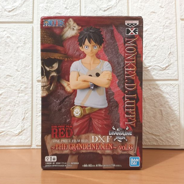 正版 日版 金證 景品 公仔 海賊王 航海王 DXF 劇場版 RED 魯夫