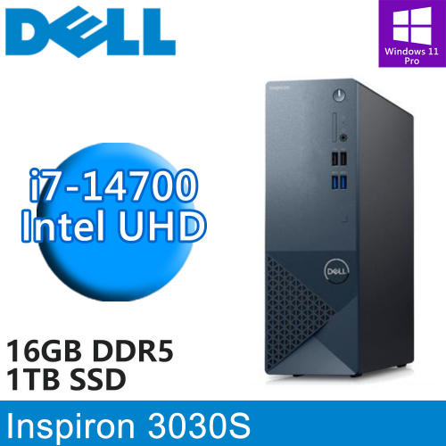 DELL Inspiron 3030S-P1808BTW(i7-14700/16G DDR5/1TB/W11P)