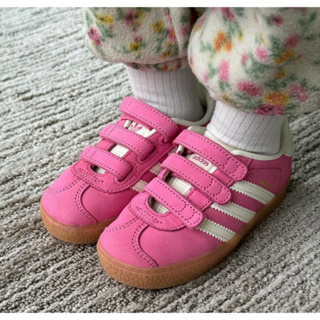 adidas Originals Gazelle 國外限定色 草莓牛奶adidas 小童 幼童 親子鞋