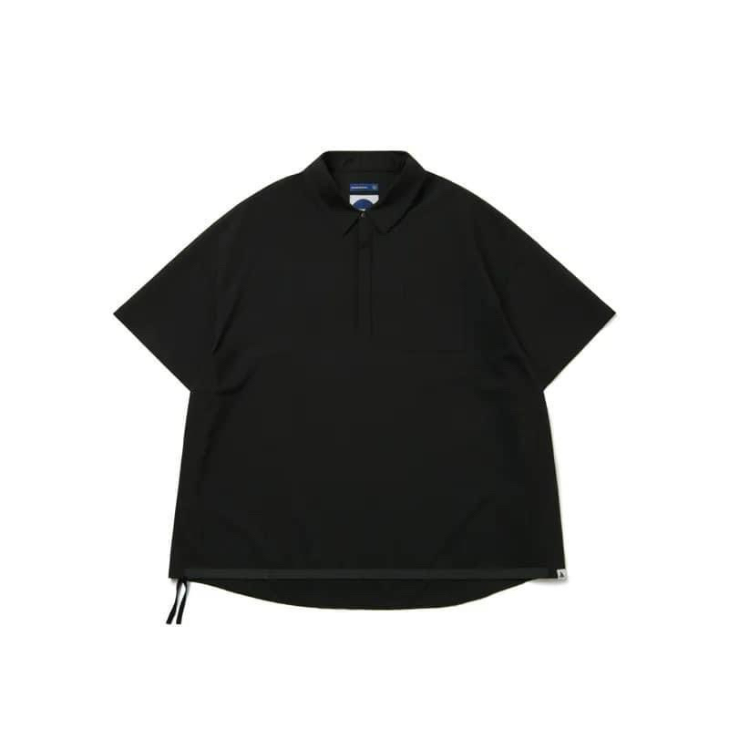 MELSIGN - Comfy Shaped Polo Shirt - Black