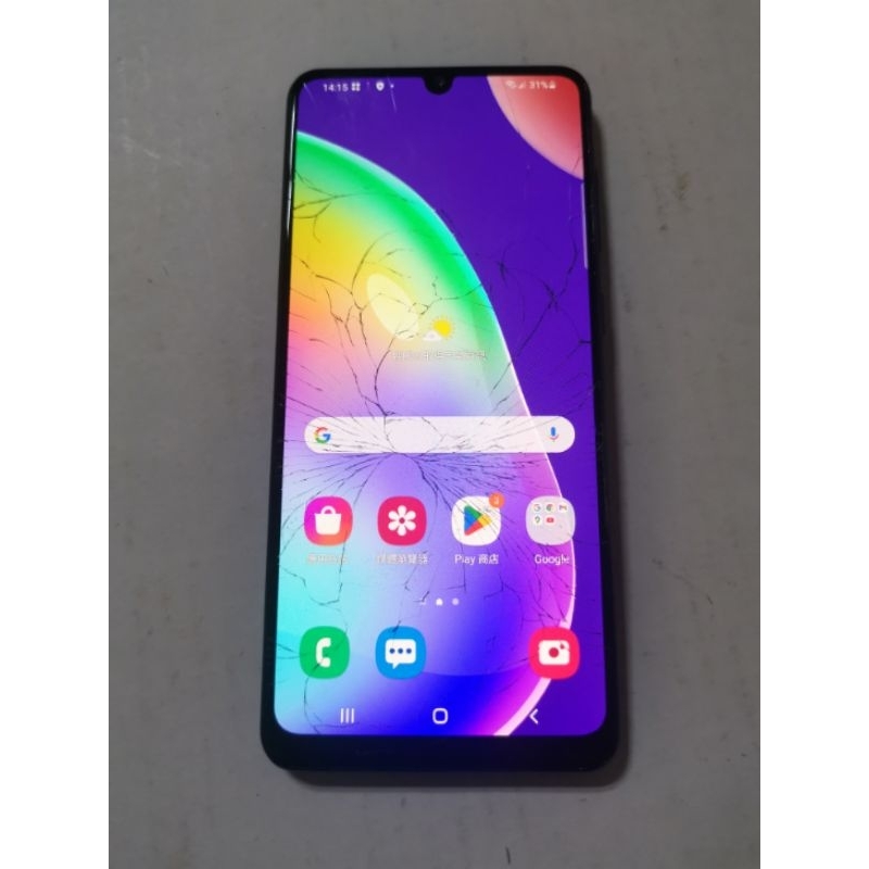 零件機 Samsung Galaxy A31 6g/128g 外屏裂痕觸控顯示正常