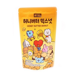 韓國帶回 BT21聯名 蜂蜜奶油綜合堅果 大包裝160g