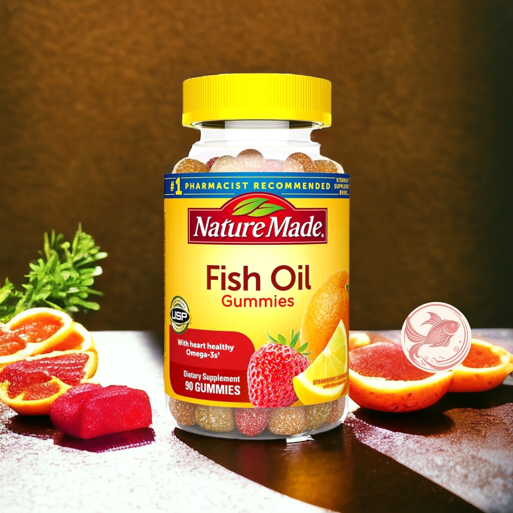 鯉。選物日記。萊萃美 魚油軟糖含omega-3 多元不飽和脂肪酸 EPA+DHA NatureMade