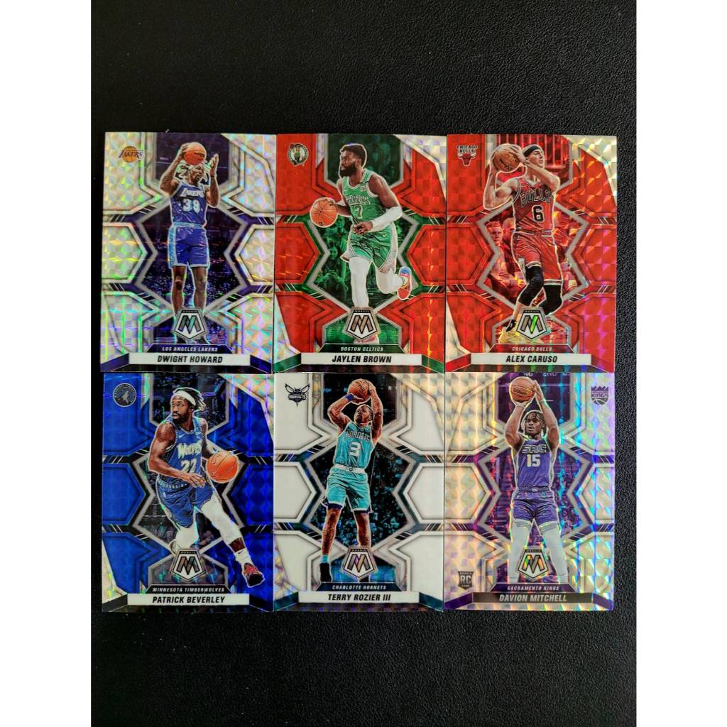 NBA球員卡 2021-22 PANINI - Mosaic 全亮卡6張(含限量25+限量99)