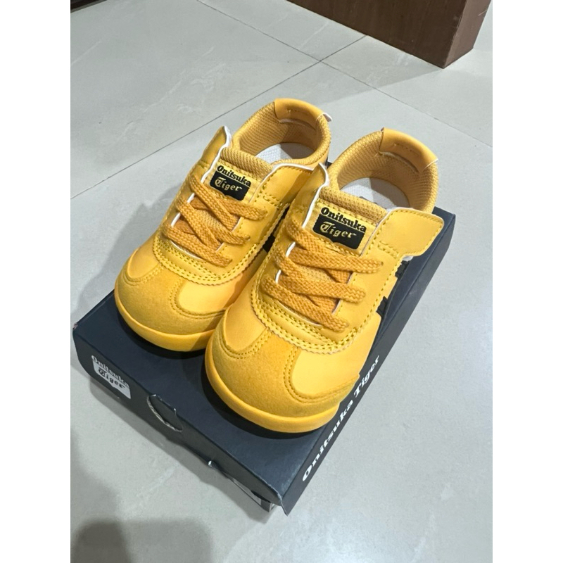 日本購入Onitsuka Tiger MEXICO 66 KIDS 童鞋 鬼塚虎 黃色黑線