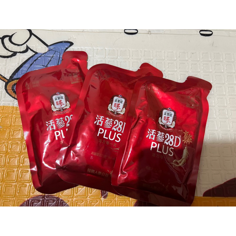 （即期品）正官庄 活蔘28D PLUS 3包一組