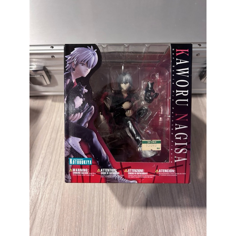 Evangelion 渚薰 抱黑貓 正品 壽屋 pvc 老物 絕版品