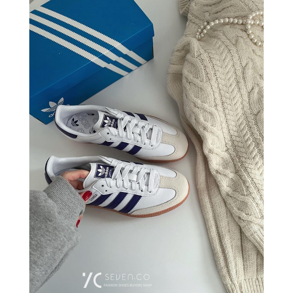 7C-Adidas Originals Samba Og 紫羅蘭 藍紫 紫色 紫藍 焦糖底 休閑鞋 IF6514