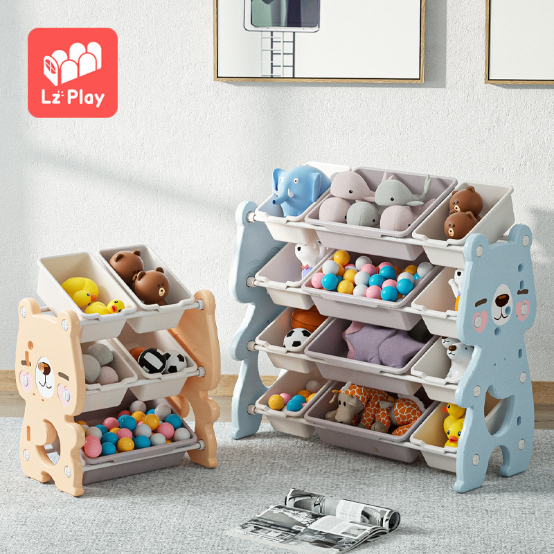 幼兒園繪本書架兒童玩具收納架寶寶置物架置物櫃多層家用整理架