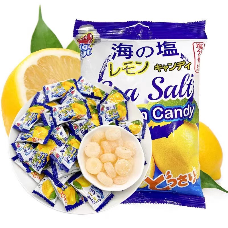 🔥台灣出貨🔥馬來西亞 big foot 大马碧富牌鹹檸檬味糖果 海鹽檸檬糖零食 鹹味糖果 鹹檸檬 海鹽糖 潤喉薄荷糖