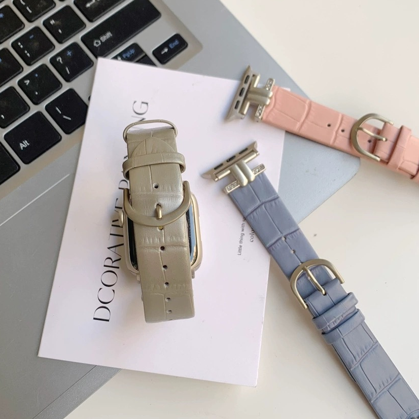 星光色點鑽錶帶 精緻女孩蘋果手錶錶帶 適用iwatch S9/8/7 SE Apple Watch手環錶帶 蘋果錶帶
