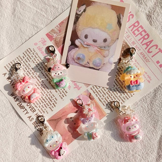🍡手作🍡ins可愛三麗鷗透明冰沙系列吊飾💗