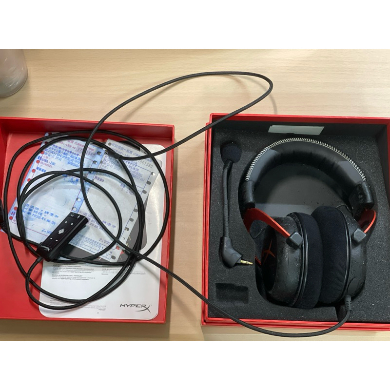 HyperX Cloud II 電競耳機 7.1音效 【紅色】音效卡 USB音效卡  DSP音效卡 7.1 虛擬環繞音效