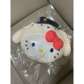 HELLO KITTY抱枕毛毯組(警察款）