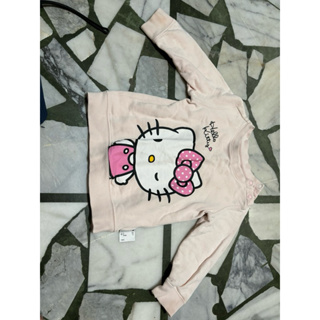 二手 Uniqlo Hello Kitty 長袖上衣 貓咪童裝 女童上衣