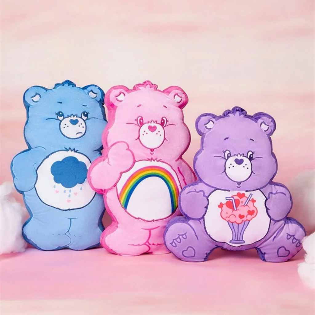 Care Bears 抱枕 🩷彩虹熊 歡樂熊 🩵易怒熊 生氣熊 💜分享熊