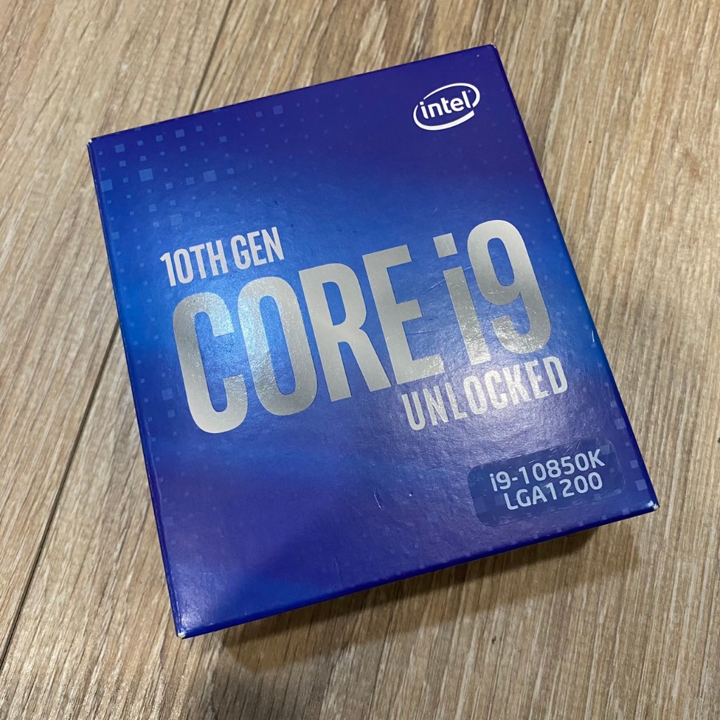 Intel 頂級第十代 i9-10850K 不鎖頻 版本 3.6G up to 5.2G 10核心