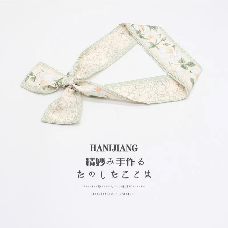 &lt;現貨&gt; 小長條絲巾 髮帶 綁包 領巾 圍巾 扎頭 Scarf bandana ikat tas