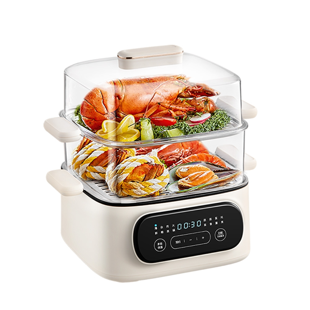 【SONGEN松井】日系多功能雙層智慧型蒸煮鍋/電火鍋/電蒸鍋/美食鍋/料理鍋 (SG-1021MS(E))
