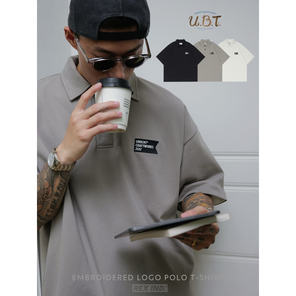 《RexInd.》UNBENT 24SS EMBROIDERED LOGO POLO T-SHIRT