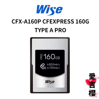 WISE CFX-A160P CFEXPRESS 160G TYPE A PRO 公司貨 免運