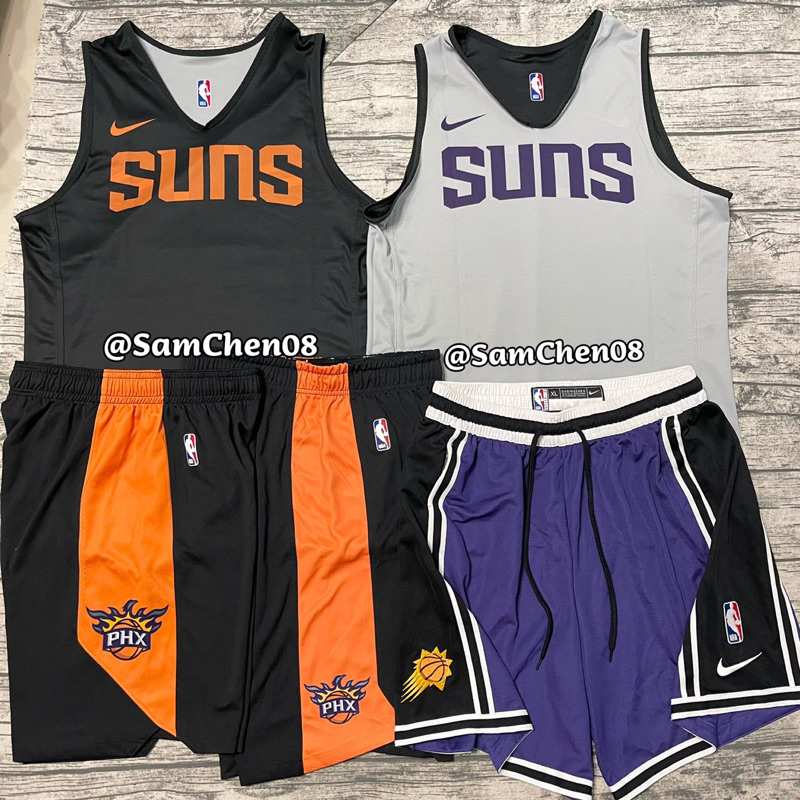 Nike NBA 太陽 球員版 雙面 練習衣 短褲 籃球褲 球衣 背心 Booker JORDAN Kobe AU GI