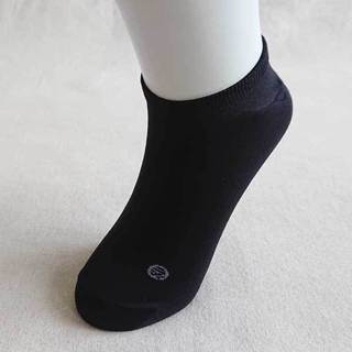 海海倫 優質襪子 涼感 吸濕排汗 素面 船襪 男生襪子 黑色