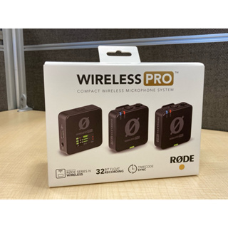 Rode wireless pro ㄧ對二旗艦級麥克風 公司貨（全新未拆封）