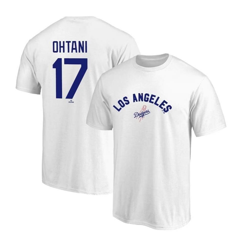 MLB Fanatics-道奇隊17號大谷翔平短T恤 6430217-800(白)