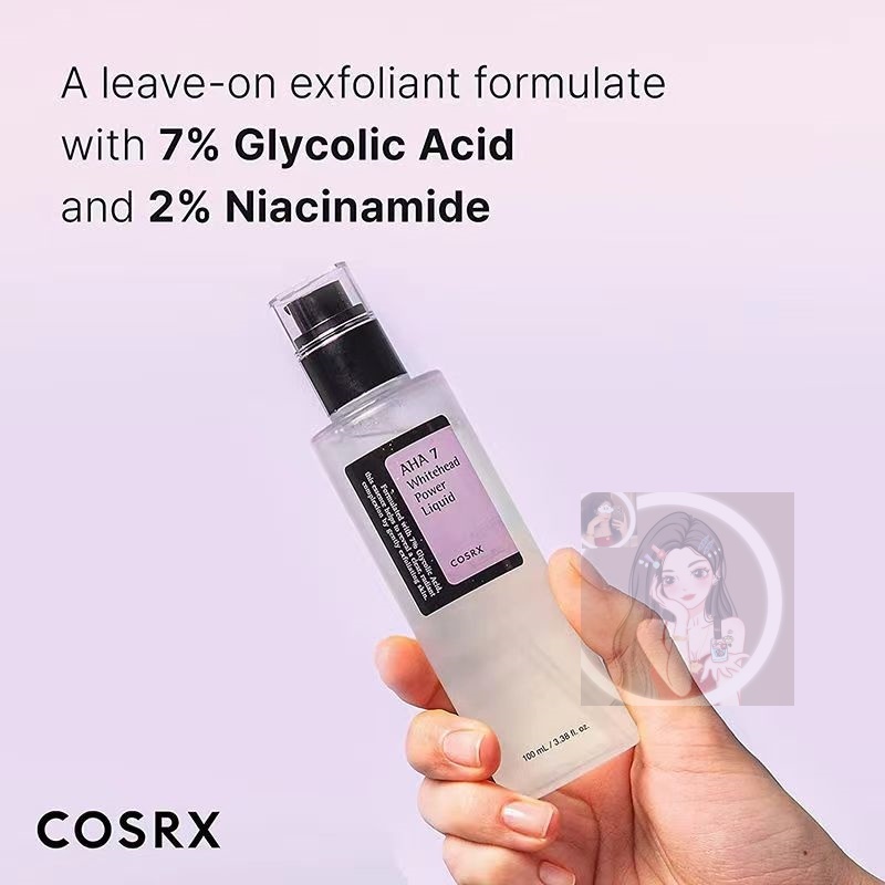 💕【CoCo] 韓國 COSRX AHA 7 天然果酸白頭精華超能水100ml 精華水