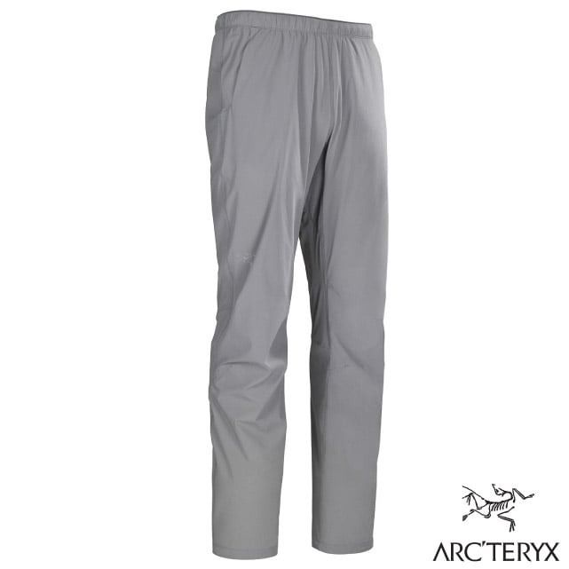 【ARCTERYX 始祖鳥】男 款野外跑步彈性長褲 Incendo 運動休閒褲/舒適透氣_太空灰_X000007992