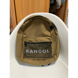 ［二手］KANGOL 英國袋鼠 後背包 網格雙肩包 大學包