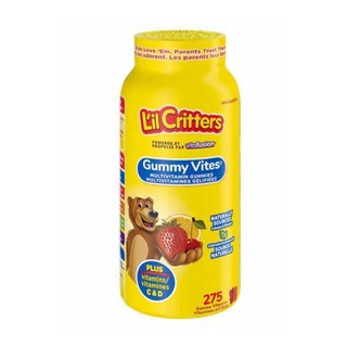 💥現貨免運💥 加大容量 L'il Critters 兒童小熊綜合維他命軟糖 限定版