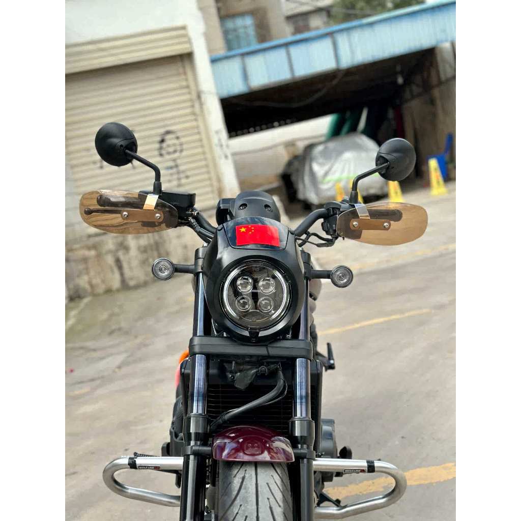 Rebel 1100T黑色護板 適用於 本田 500S改裝把手護罩 Rebel250  Rebel 1100T把