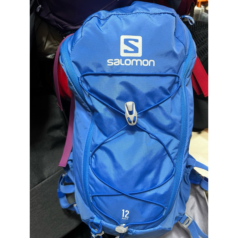 全新正品 Salomon AGILE 12 水袋背包組 馬拉松 超馬 登山 林道 越野 自行車 背包
