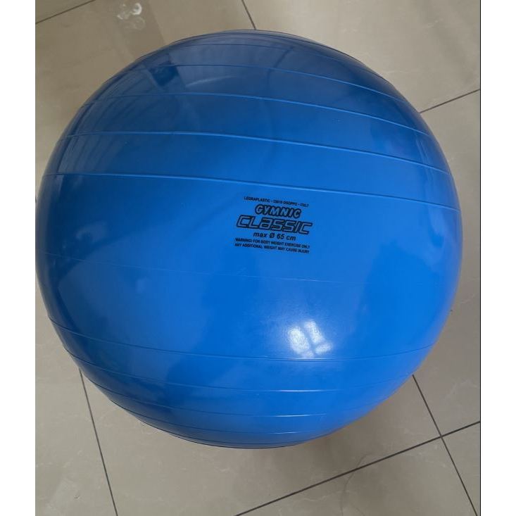 鼎飛臻坊 現貨 GYMNIC CALSSIC 經典瑜珈 健身球 彈跳球 直徑65cm 全新無盒