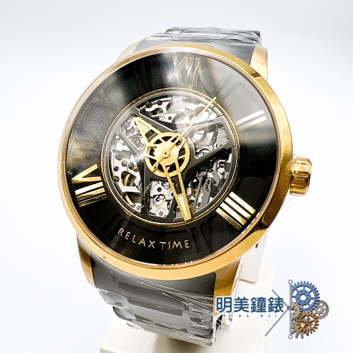 Relax time/RT61X Limited Edition限量機械錶款-金(RT-61X-1-1)/明美鐘錶眼鏡