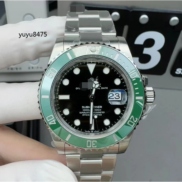 VS廠綠水鬼最新夜明珠升級版新款綠水鬼41mm 3235機芯 實拍運動男士手錶防水計時全自動上鏈機芯手錶男腕錶高端腕錶