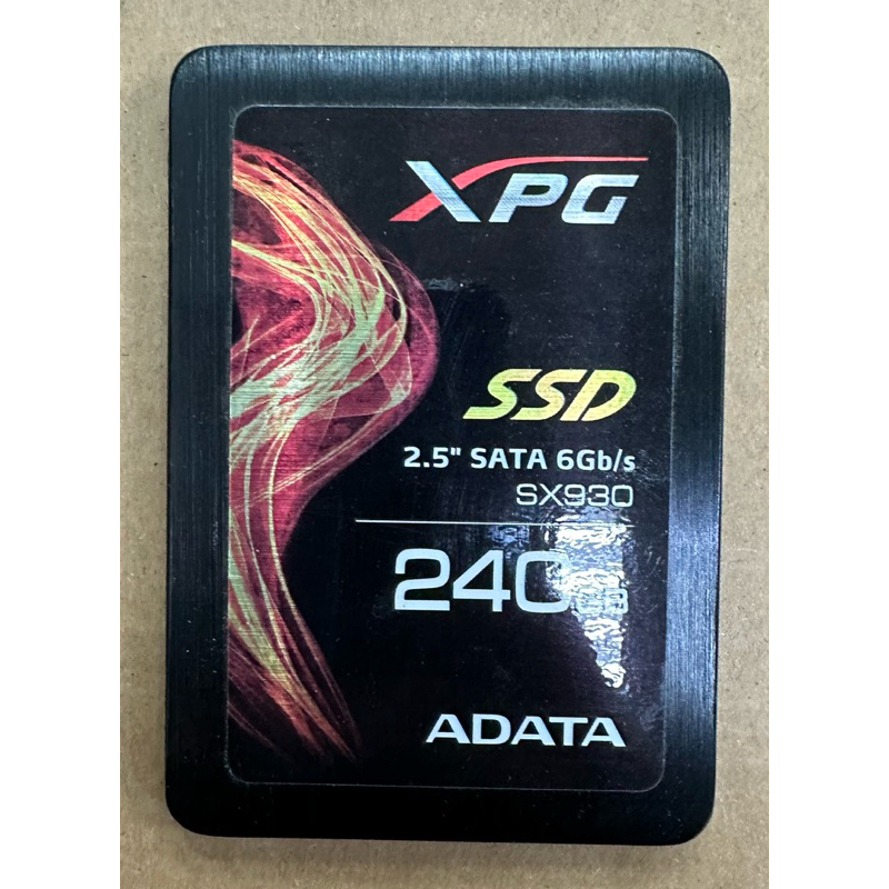 中古 二手 壞掉的 SSD XPG 240GB 讀取不到 給有能力的人購買處理