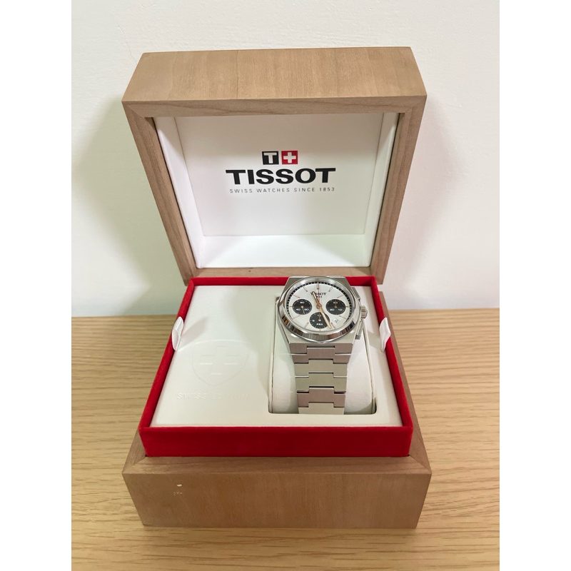 二手 九成新 TISSOT 天梭 PRX 保固至2024/07/25 熊貓面 機械錶 附實拍照 手錶 錶 平民版皇家橡樹