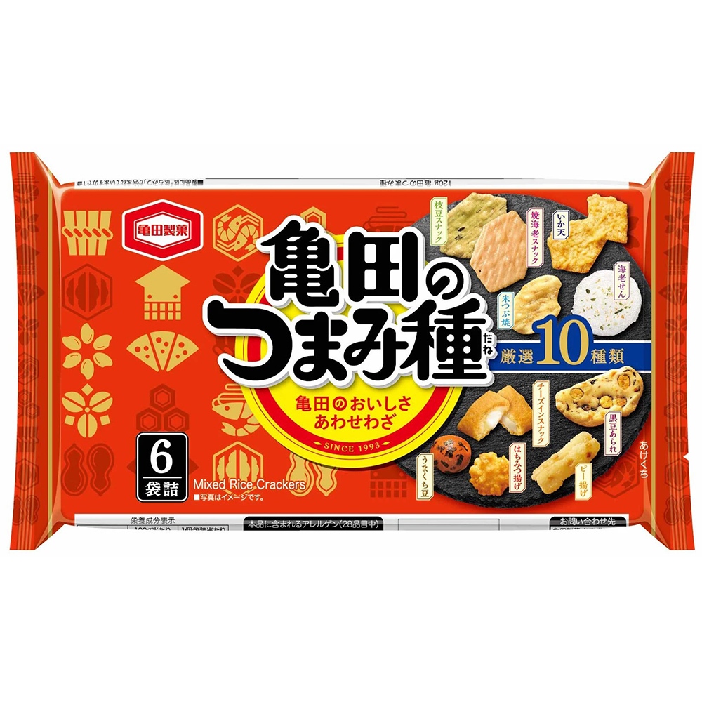 龜田製菓 十種類米果點心120g 龜田 日本米果 零食