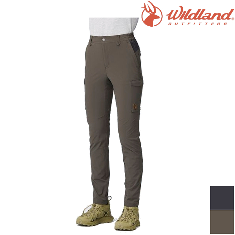 荒野 Wildland 女款 N66四彈UV50+貼袋褲/軟殼褲/戶外長褲 0B21321