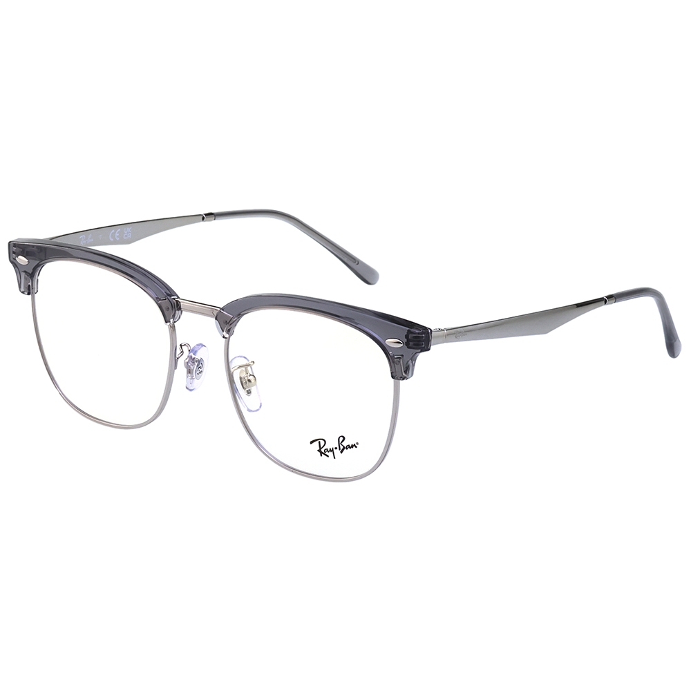 RAY BAN 光學眼鏡(灰色配銀色)RB7318D