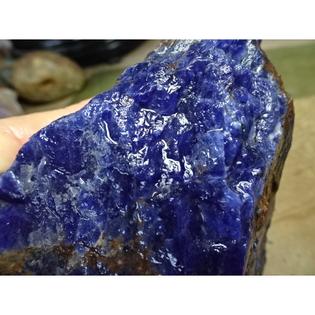 《藍金寶石玉石批發區》→〈原石系列〉→天然優色南非藍寶石原礦〈1650公克→A200